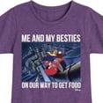 thumbnail image 3 of Disney - Darkwing Duck - Me & My Bestie Getting Food - Toddler & Youth Girls Short Sleeve Graphic T-Shirt, 3 of 5