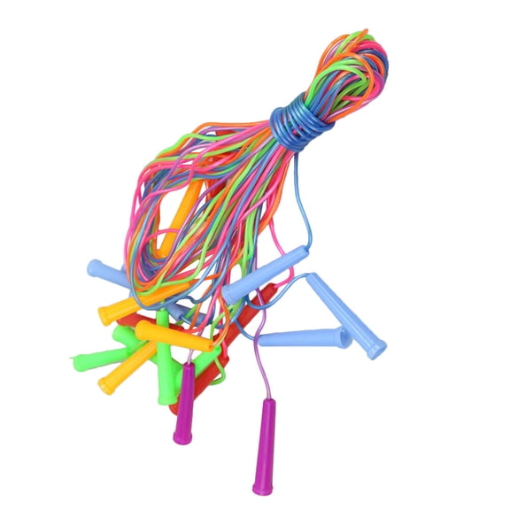 unbranded 10 PCS Kids Playing Equipment Random Color Skipping Ropes Pupils 23X9cm