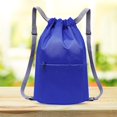 thumbnail image 3 of Bolsas De Deporte Bolsas deportivas con cordón Mochila cómoda para exteriores Ciclismo al aire libre (azul real) Ehuebsd Para Estrenar, 3 of 7