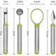 thumbnail image 2 of 4pcs Fruit Tool Set Fruit Carving Knife Set Stainless Steel Fruit Tools DIY Kitchen Utensil Set Fruit Salad, 2 of 5