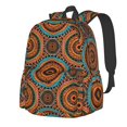thumbnail image 1 of Disketp African Tribal Style Mochila Escolar de Gran Capacidad y Peso Ligero, Mochila de Viaje Ideal para Escuela, Trabajo y Uso Diario, Cómoda y con Estilo, 1 of 8