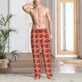 thumbnail image 2 of Naloa Cartoon Meat Pajama Pants Men, PJ Bottoms, Sleep & Lounge Pants-X-Large, 2 of 6