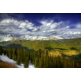 thumbnail image 2 of Rocky Mountain Snow Scene Wall Mural by Wallmonkeys Peel and Stick Graphic (24 in W x 16 in H) WM99024, 2 of 4