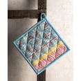 thumbnail image 3 of Maison d' Hermine Marquise 100% Cotton Set of 2 Pot Holders with Loop Heat Resistant for BBQ | Cooking | Baking | Grilling | Microwave | Barbecue | Spring/Summer (8 Inch by 8 Inch)., 3 of 5