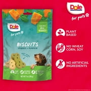 Dole Freshly Fetched Dog Biscuit Treats, Spinach & Pumpkin Flavors, No Wheat, Corn or Soy, 7oz