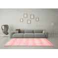 thumbnail image 3 of Ahgly Company Indoor Square Abstract Red Contemporary Area Rugs, 8' Square, 3 of 4