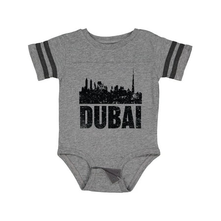 

Inktastic Dubai City Skyline with Grunge Gift Baby Boy or Baby Girl Bodysuit