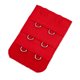 thumbnail image 5 of Guardurnaity Correa de extensión Sujetador Extensor Hebilla 2 Ganchos Sujetador Accesorios transpirables Reemplazo ajustable 3 filas Ropa interior roja rojo 2piezas Guardurnaity CBP460445, 5 of 5
