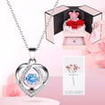 thumbnail image 4 of ADDWel Regalos románticos de rosas para ella, rosas preservadas para siempre, flores con collar de plata de ley para esposa, novia, cumpleaños, aniversario, día de la madre, Navidad, 4 of 7