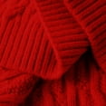 thumbnail image 6 of TIREOW Boys Girls Sweaters Solid Color Rib Warm Clothes Slim Fit Turtleneck Sweater High Neck Twisted Knitted Pullover for Kids Long Sleeve Tops Fall Clothing, 6 of 6