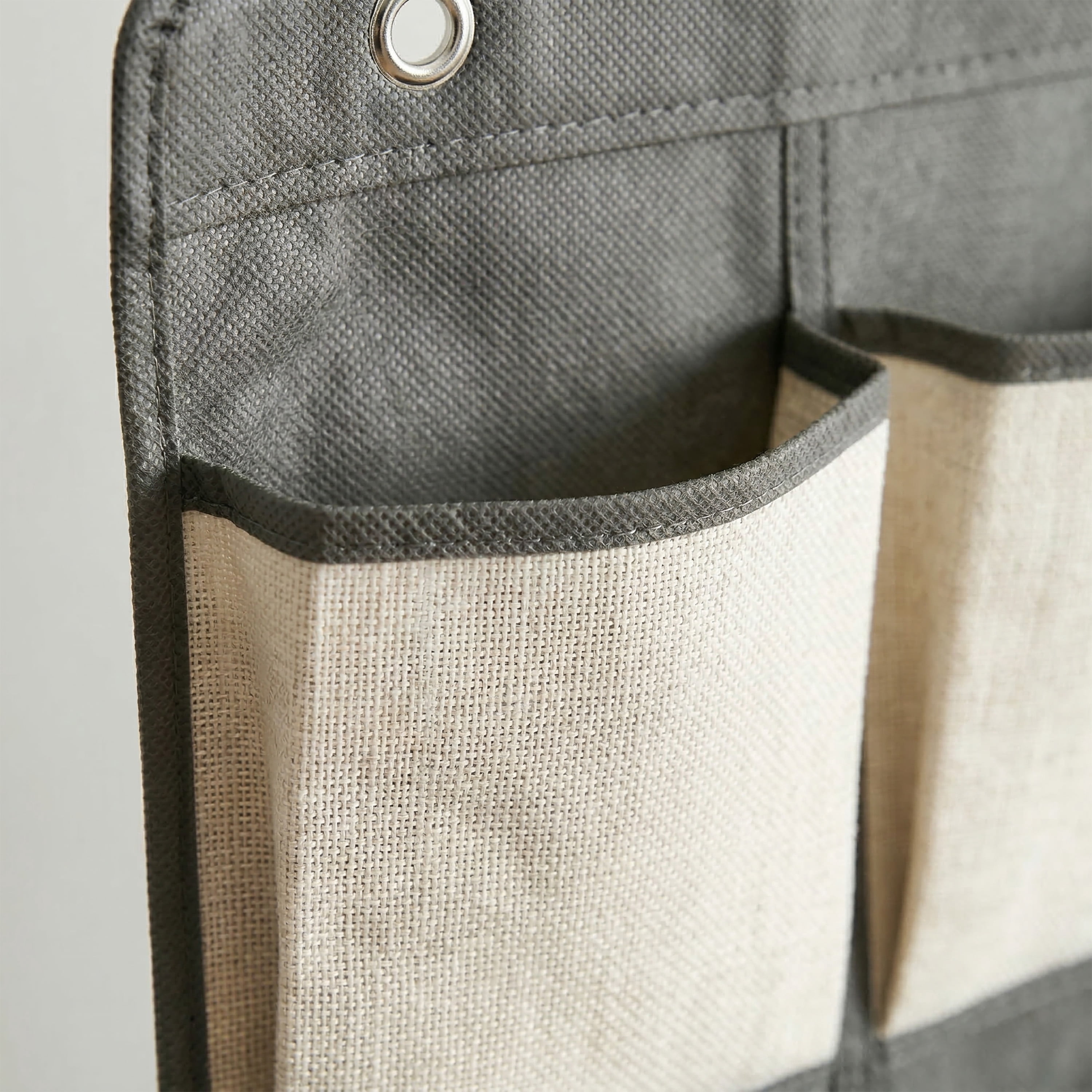 Simplify 20 Pocket Over The Door Hanging Shoe Organizer in Cashmere