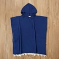 thumbnail image 2 of LIIPEE Solid Color Hooded Bathrobes For Girls Loose Soft Breathable Cover Up Robes Kids Lightweight Pool Beach Summer Bathrobe,1-6 Years, 2 of 5
