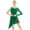 Dark Green, variant on YONGHS Womens Lyrical Modern Contemporary Dance Dress Asymmetric Ballet Skirted Leotard Burgundy S