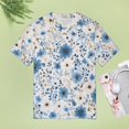 thumbnail image 4 of Floral Colorful Flower T Shirts Basic T-Shirt Short Sleeve Ladies Tee Shirt Summer Graphic Clothing, 4 of 6