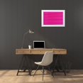 thumbnail image 3 of Perry, William 32x23 White Modern Wood Framed Museum Art Print Titled - Pink Magenta Corrugated Lead-Metal abstract Patterns Background-Reykjavik-Iceland, 3 of 4