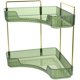 thumbnail image 2 of 2 Tier Spice Rack Corner Storage Shelf Makeup Organizer Cosmetic Holder Standing Counter Shelf, 2 of 5