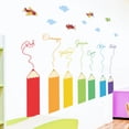 thumbnail image 2 of Matsuzay 2 uds lápiz de color pegatina de pared Fondo de TV papel tapiz de arte decorativo decoración de paredes pegatina de decoración del Decoración del hogar, 2 of 6