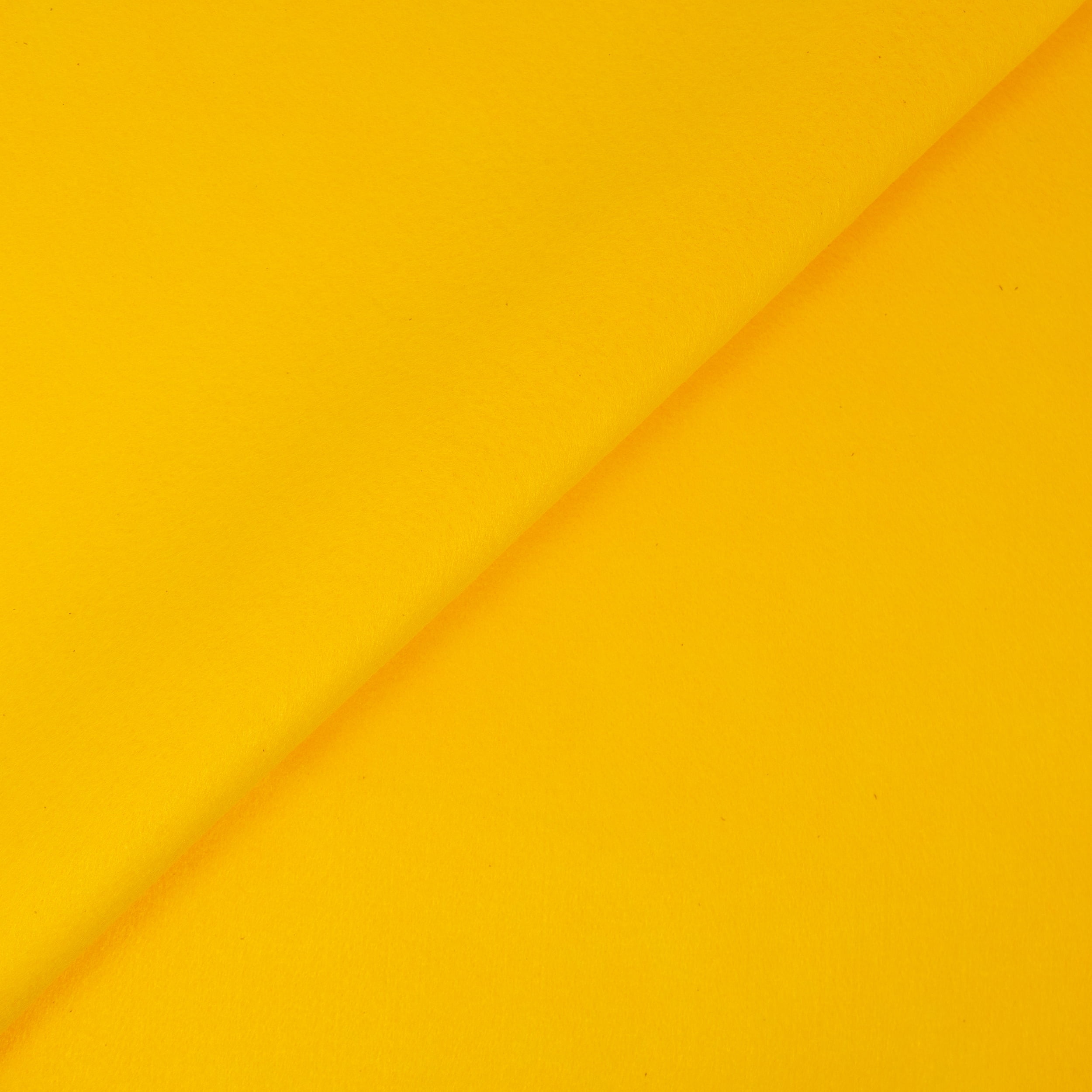 Singer Fabric, 100% Polyester, 36 inch, Felt Yellow, Cut by Yard