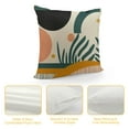 thumbnail image 4 of JEUXUS  Boho Pillow Covers  Mid Century Bohemian Style Farmhouse Decorations Throw Pillow Covers Beige Abstract Art Outdoor Decorative Cushion Case for Couch Sofa Home, 4 of 5