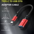 thumbnail image 3 of FIEWESEY USB C to USB Adapter, Type C 3.0 OTG Cable On The Go Type C Male to USB A Female Adapter Compatible with MacBook Pro 2018 2017,Samsung Galaxy S20 S20+ Ultra S8 S9 Note 10 and More - Red, 3 of 7
