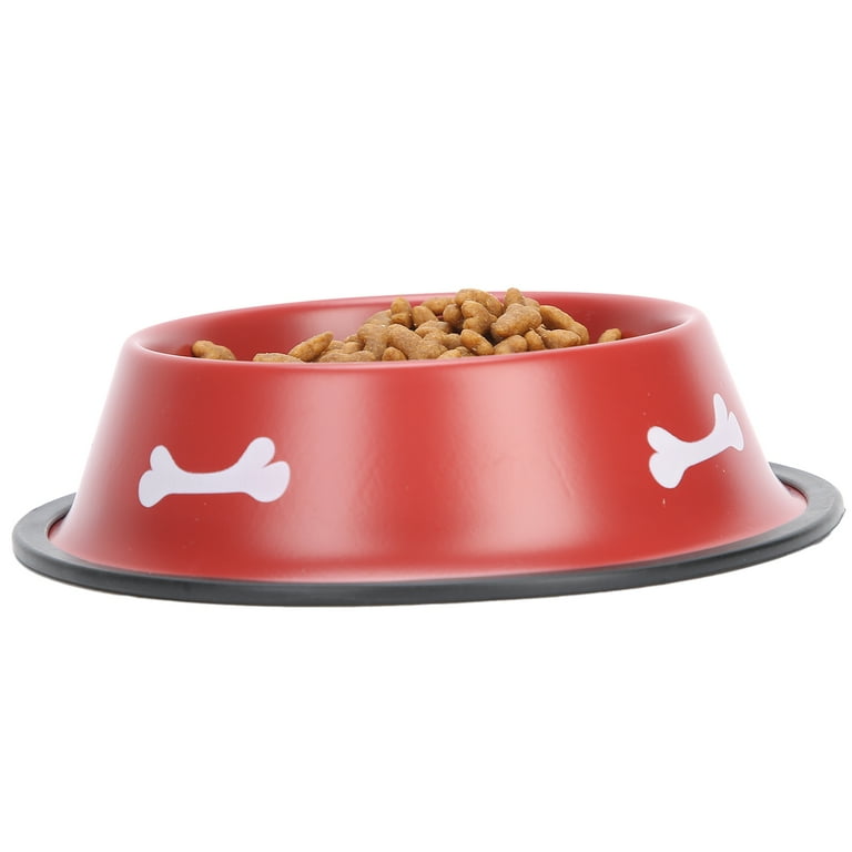 Dog Food Bowl, Pet Food Bowl Pet Bowl For Feeding Food Red Dog Food Bowl, Pet Food Bowl Pet Bowl For Feeding Food Red