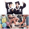 thumbnail image 4 of Unique Bargains 2 Pcs Graduation Party Ribbon Corsage Reusable Graduation Party Corsage Silver Tone White, 4 of 6