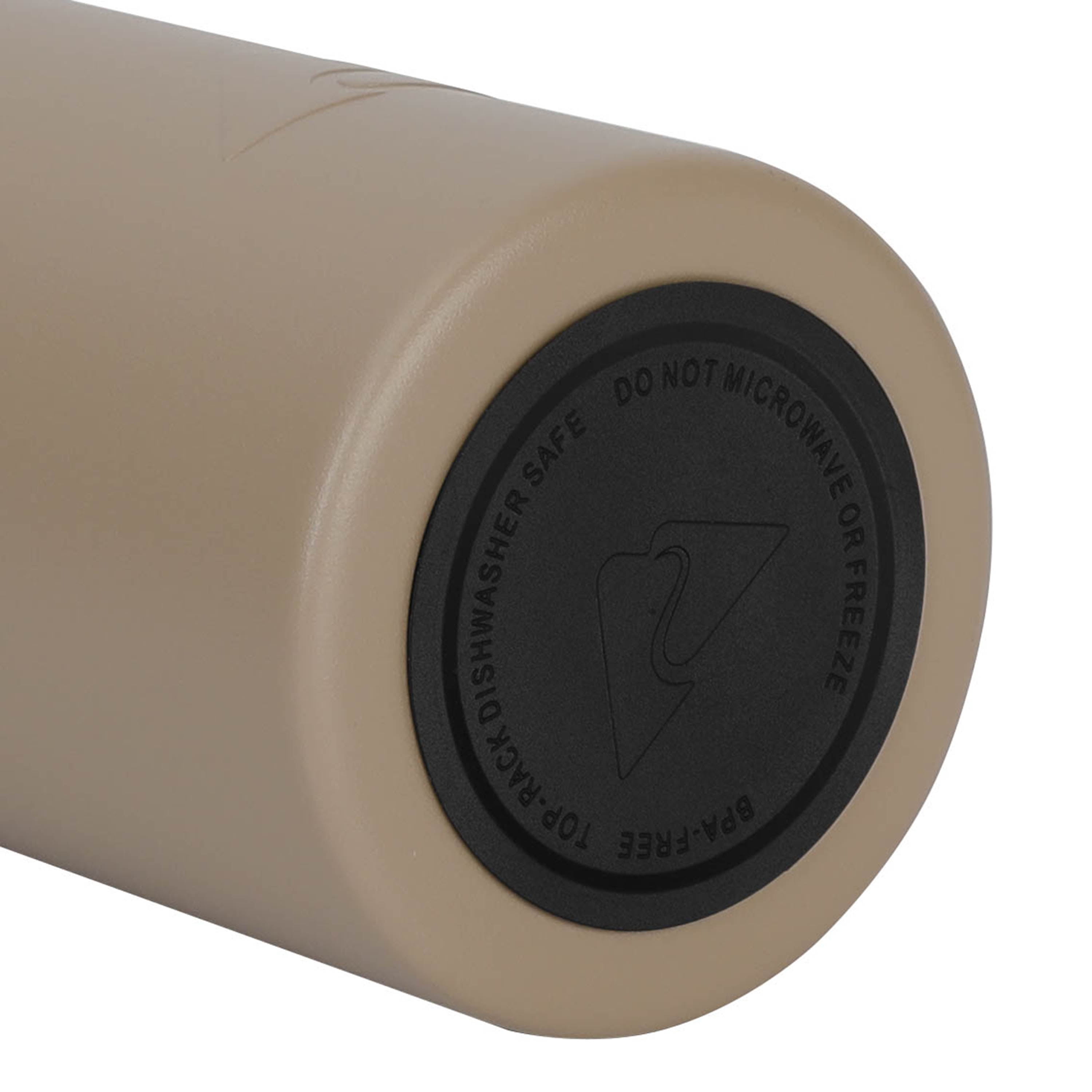 Ozark Trail 24 oz Stainless Steel Insulated Loop Carry Water Bottle, Tan