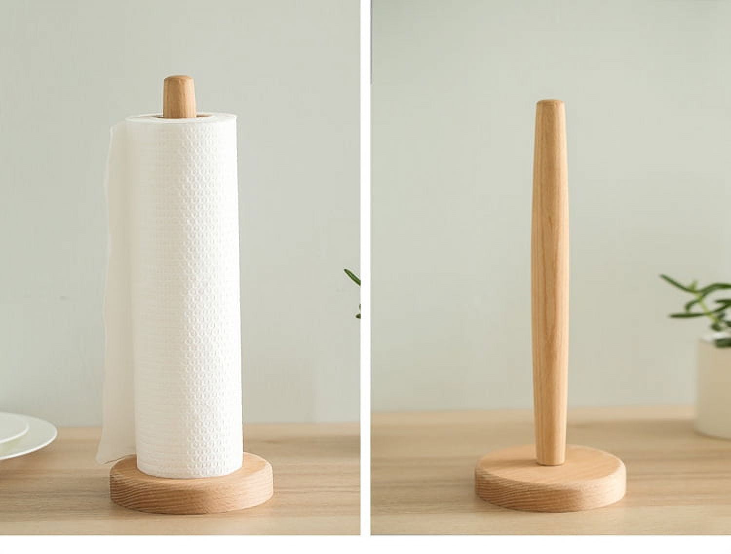 Kitchen Upright Plastic Paper Towel Vertical Tissue Holder - Temu