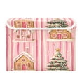 thumbnail image 7 of Yayeee Collapsible Cube Storage Bin with Lid Fabric Closet Decorative Basket with Handles, Gingerbread Houses, 7 of 7