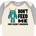 thumbnail image 4 of Inktastic Dont Feed Me with Monster Boys or Girls Long Sleeve Baby Bodysuit, 4 of 5