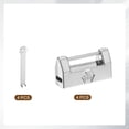 thumbnail image 3 of Candado Horizontal Decorativo Vintage Uxcell, (1.22", Plata) (4Pcs), Candados Chinos Retro "Bendición" Grabados con Llave, Adecuado para - Decoración de Joyeros/Armarios/Cajones/Cofres, 3 of 7