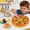 Yellow_B, variant on SCNOR Kids Pretend Play Pizza Cutting Toy with 6 Sliceable Pieces, Educational Play Food Set for Toddlers Ages 3