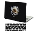 thumbnail image 4 of KSK KAISHEK Compatible with Old Version MacBook Air 13" Case 2010 - 2017 Release Model A1369/A1466, Plastic Hard Case Shell Cover + Black Keyboard Cover, Rose series 0378, 4 of 5
