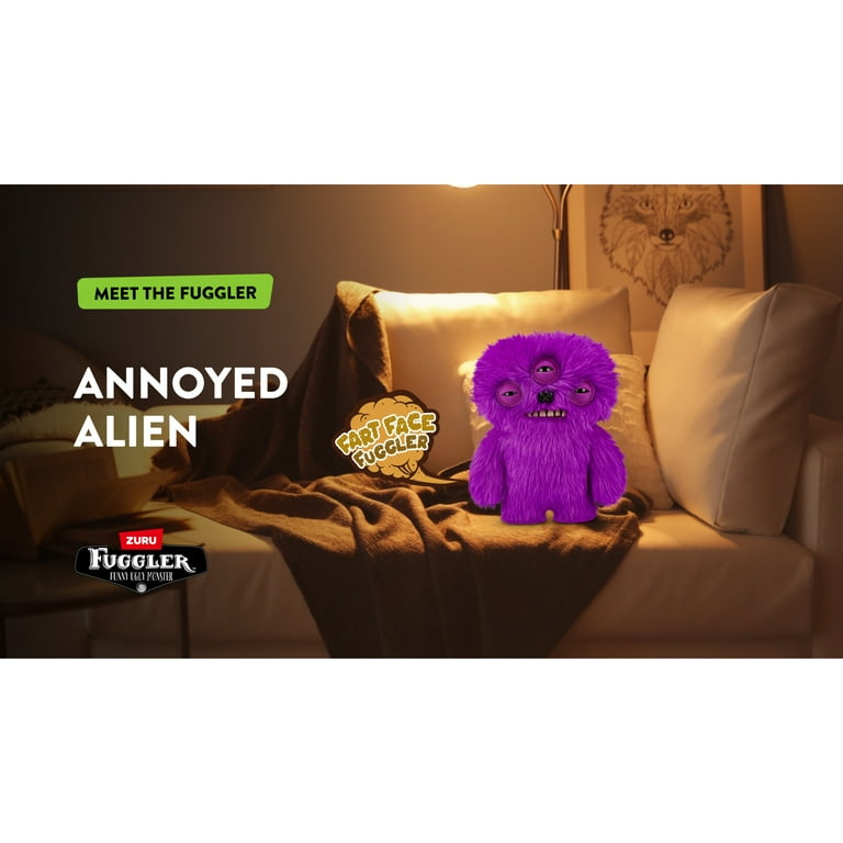 レア！ZURU Fuggler Monster フォックス fart face Fuggler Fart Face 9 inch (Alien) Soft Plush, Funny Ugly