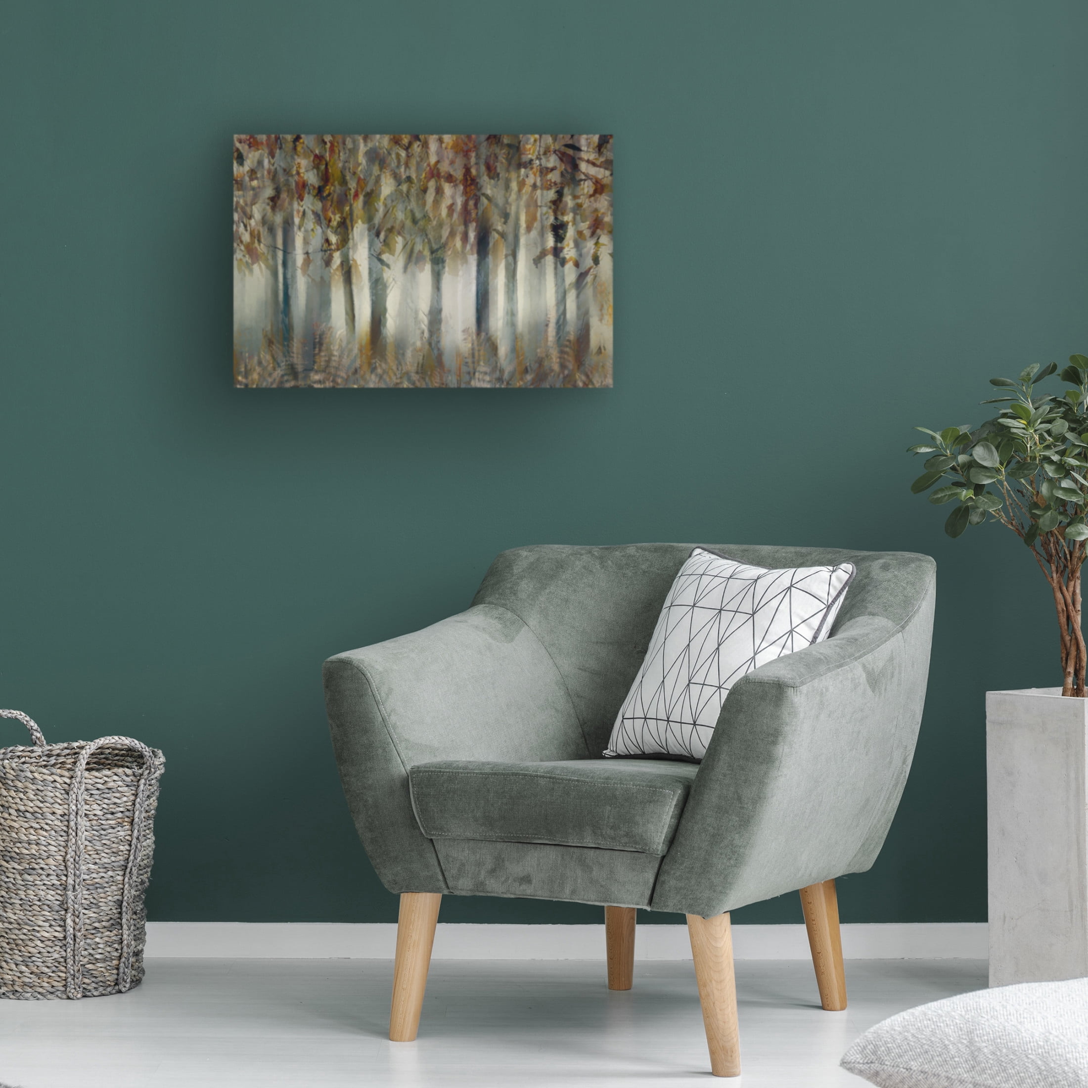 Trademark Fine Art Nel Talen The dark forest Canvas Wall Art