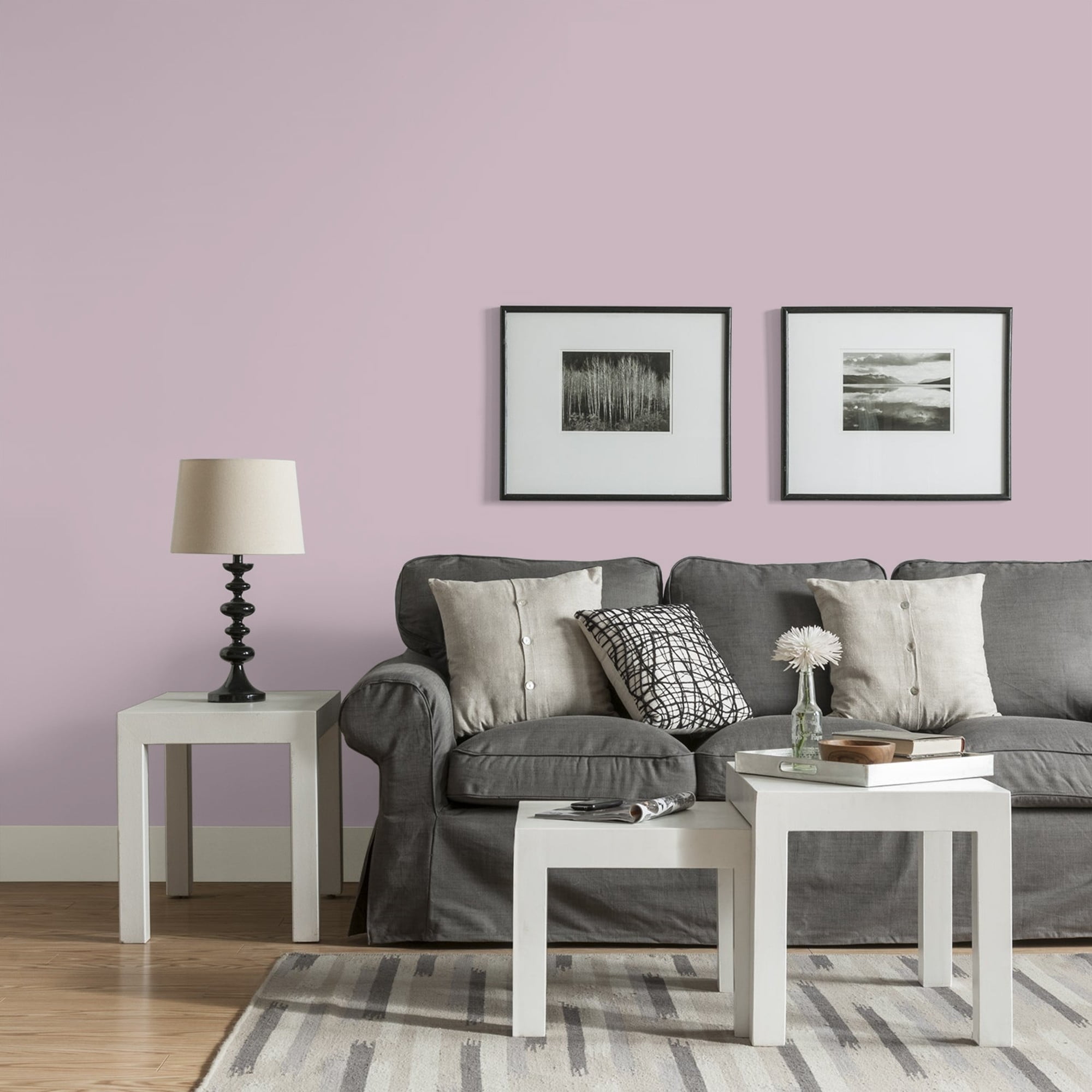 Glidden One Coat High Society / Purple Eggshell Interior Paint with Primer, 1 Gallon