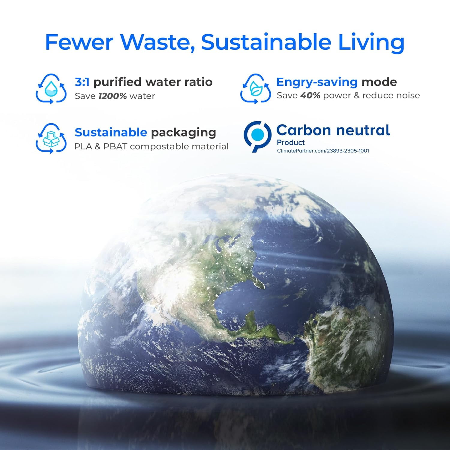 Waterdrop X16 Reverse Osmosis System,,Tankless ,1600 GPD,Alkaline Mineral pH+,BPA Free,11-Stage Filtration ,NSF/ANSI 58&372 Certified