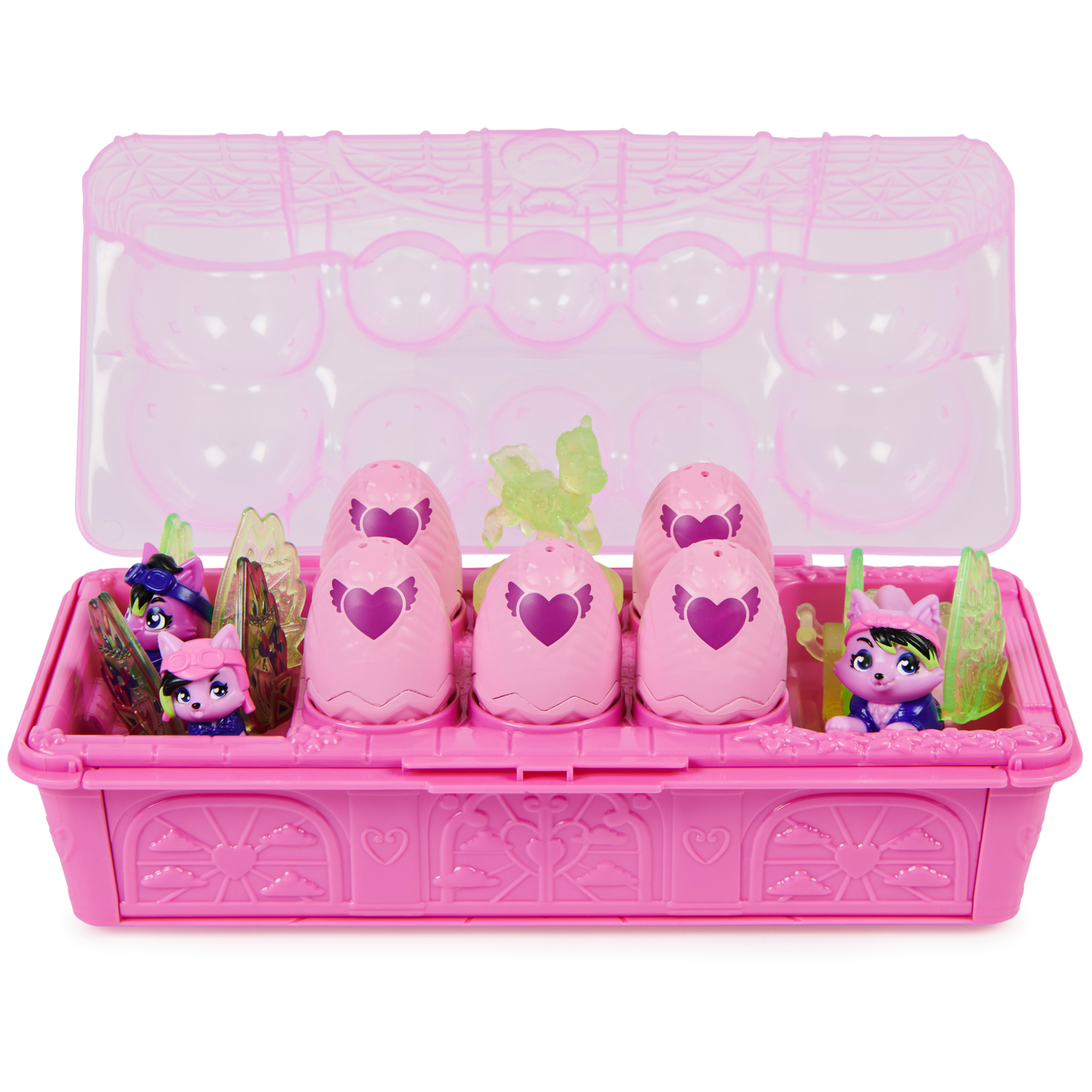 Hatchimals CollEGGtibles Wolf Family Carton with Surprise Playset - image 3 of 10
