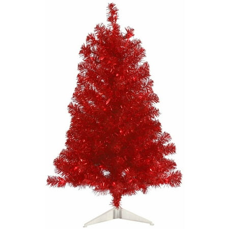 Vickerman 3 Red Artificial Christmas Tree With 50 Lights Vickerman 3 Red Artificial Christmas Tree With 50 Lights