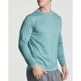 thumbnail image 5 of Real Essentials 3 & 5 Pack: Men's Mesh Quick Dry Athletic Long Sleeve T-Shirt UPF SPF UV Sun (Available In Big & Tall), 5 of 6