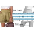 thumbnail image 6 of MOSHU High Waisted Shorts for Women Cotton Lounge Shorts Dressy Lace Trim Summer Beach Pants with Pockets, 6 of 8