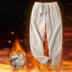 thumbnail image 1 of Pantalones largos para hombre, informales, de otoño, de color liso, con cintura elástica y lazo, de poliéster., 1 of 3