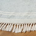 thumbnail image 6 of SAFAVIEH Easy Care Tahnee Solid Area Rug, 6' x 6' Round, Light Blue/Ivory, 6 of 6