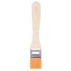 thumbnail image 1 of Pincel de pintura Uxcell de 6" de ancho 1" con cerdas de nylon suaves y mango de madera amarillo, 1 of 5