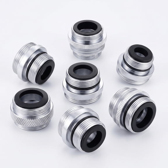 YEMNPIOS Faucet Adapter Kit Kitchen Aerator Female to Male for Water Hose Sink Garden Sprayers 7 Pieces
