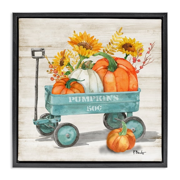 Stupell Industries French Country Black Floating Frame Canvas Art, 18 x 18, by Paul Brent