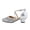 Silver, variant on Women's Latin Dance Shoes Soft Sole Flexible High Heels for Ballroom Tango Performance and Practice