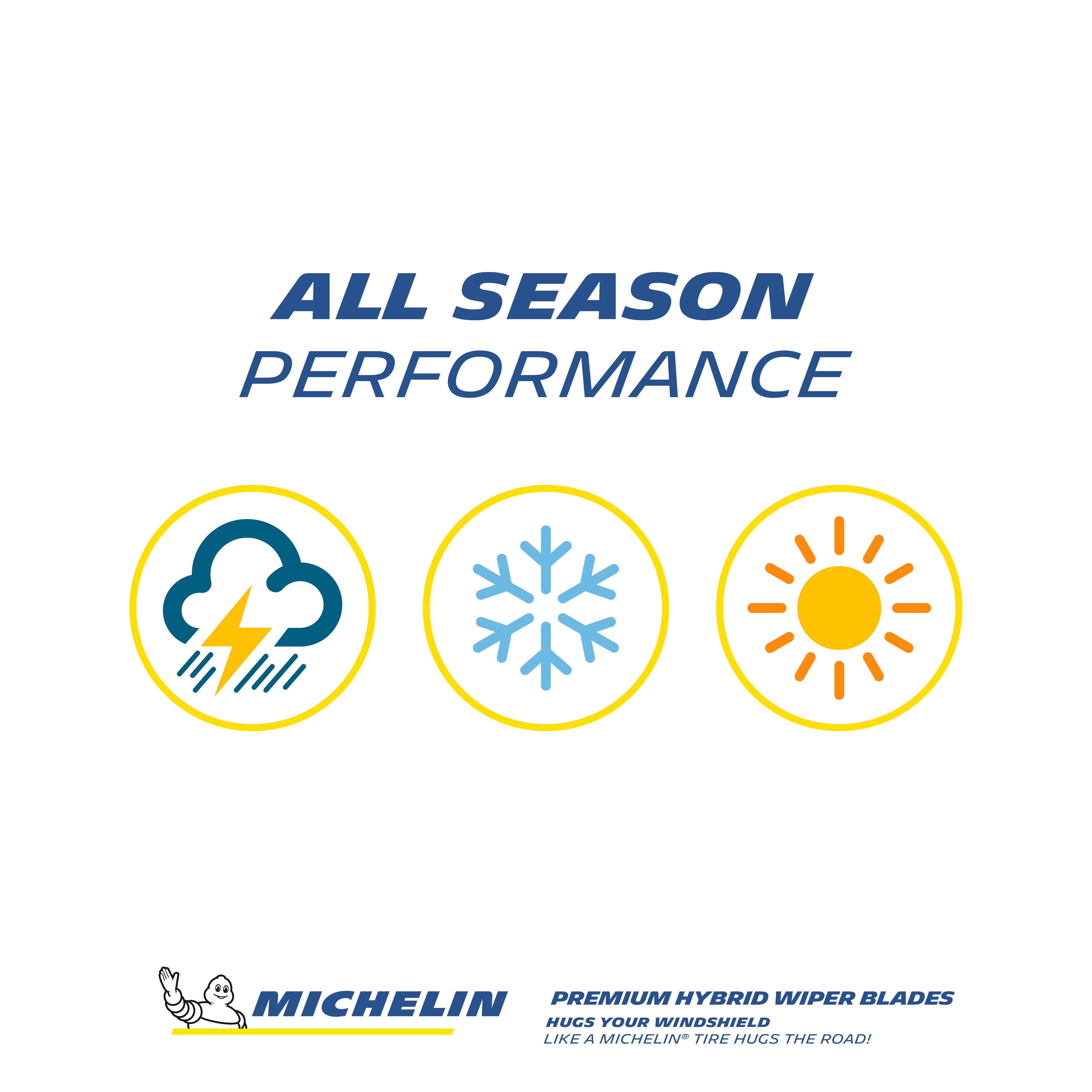 Michelin Stealth XT Premium Hybrid Wiper Blade - 18"
