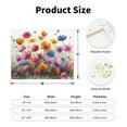 thumbnail image 2 of Lsque Colorful Wildflower Meadow Print Wall Art – Decorative Picture for Living Room, Bedroom, and Office (Horizontal), 2 of 6