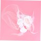 thumbnail image 4 of CRILSTYLEO Short Mesh Veil Bridal Covered Face Veil with Flower White Handmade for Festivals, 4 of 8